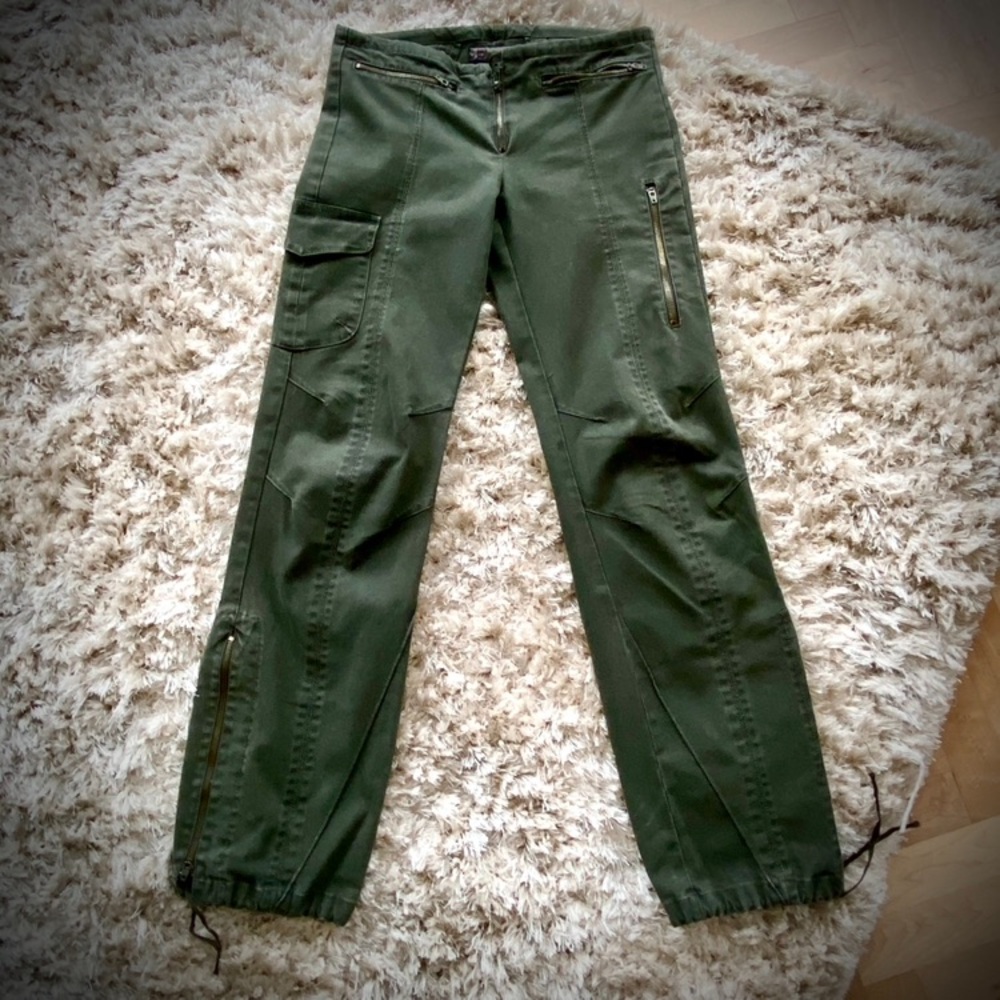 💕 Joe's Jeans Deep Olive Green, Heavy Duty Cargo Jeans ! Size 26 💕